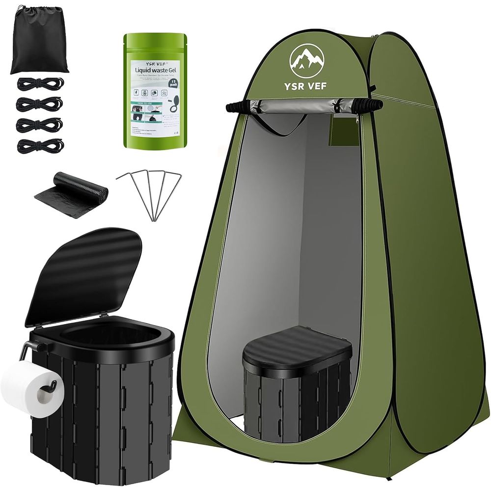 Outdoor Camping - Портативный туалетный набор, походный туалет с
