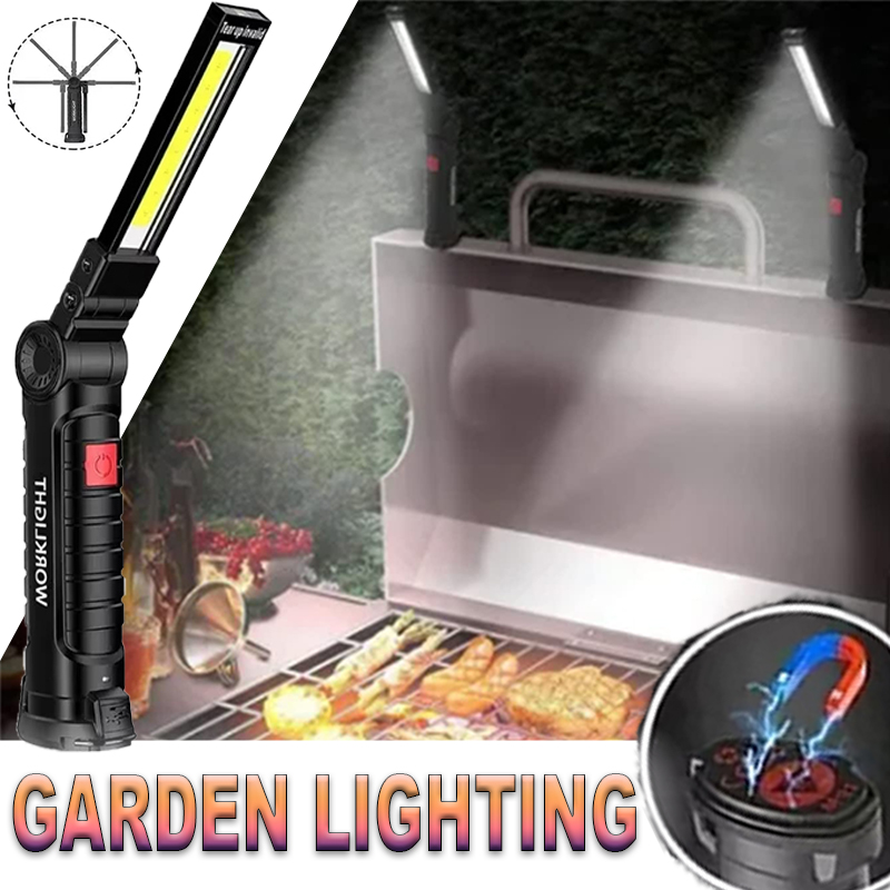 Outdoor Camping Lantern - Портативный светодиодный фонарик с магнитным крючком,