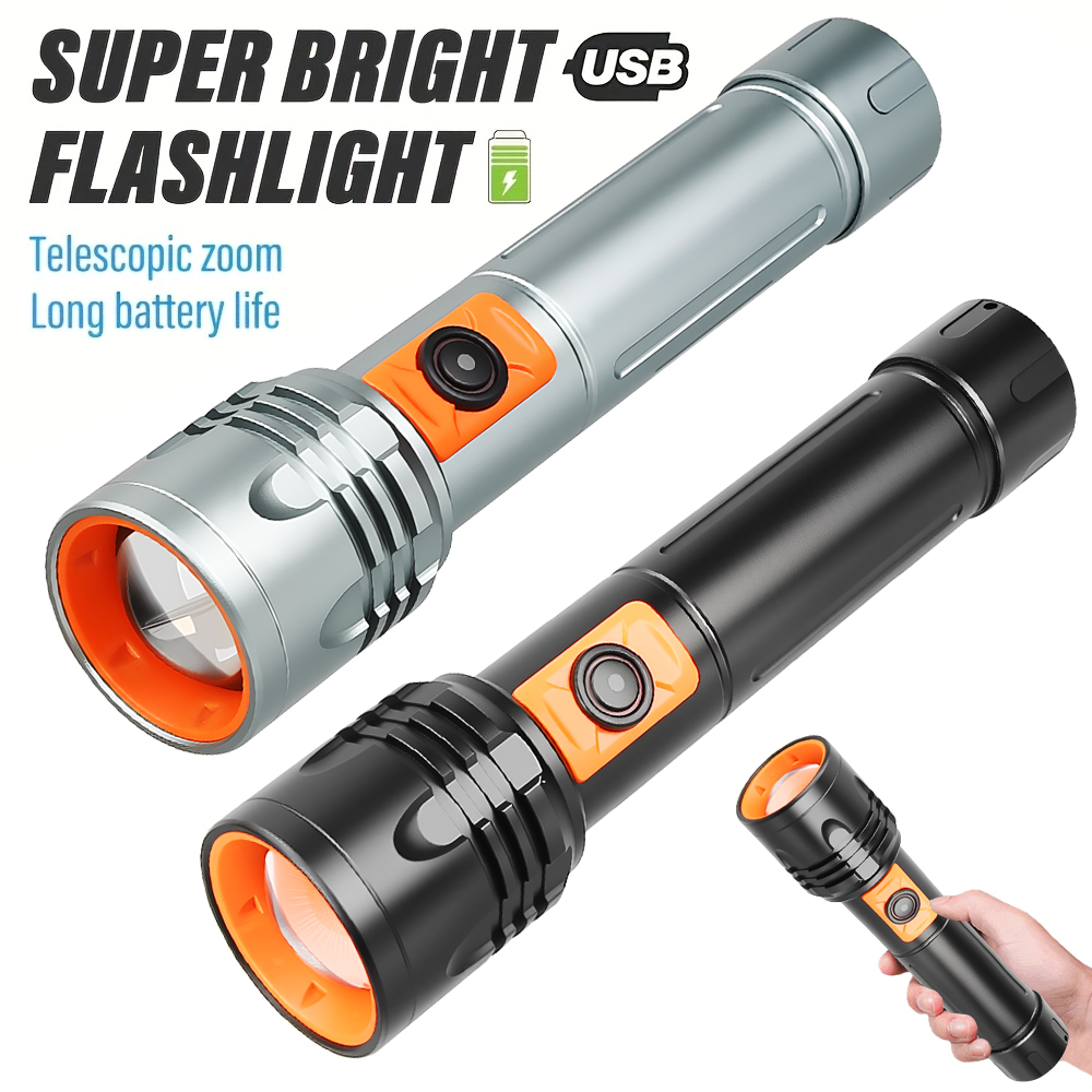 Outdoor Camping Lantern - Мощный светодиодный фонарик, перезаряжаемый через USB