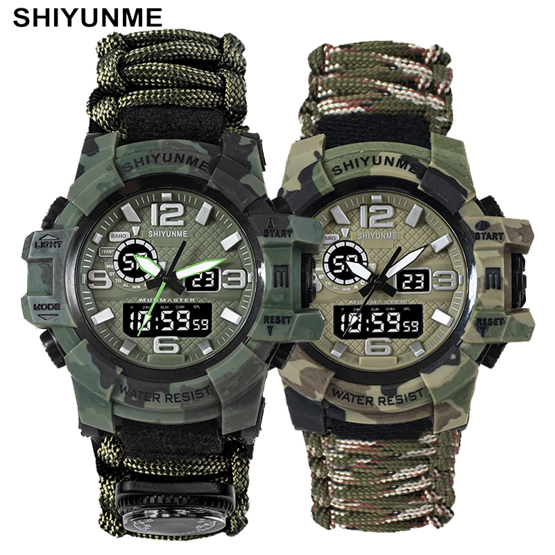 Outdoor Camping Zone - SHIYUNME G Стиль военные спортивные часы