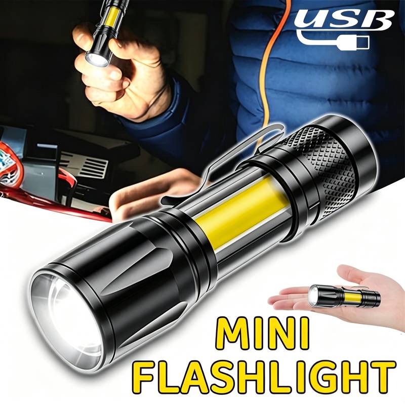 Outdoor Camping Lantern - Мини-светодиодный фонарик COB, портативный рабочий фонарь,