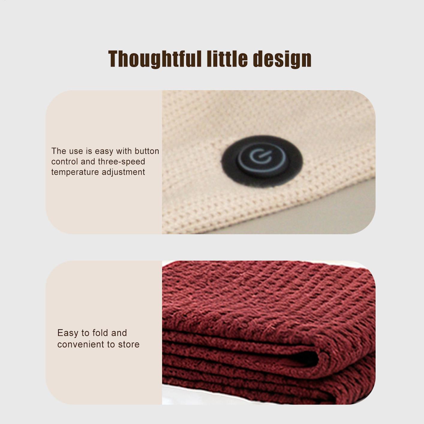 Outdoor Camping Heated Blanket - Портативная шаль с подогревом, 3-уровневая шаль