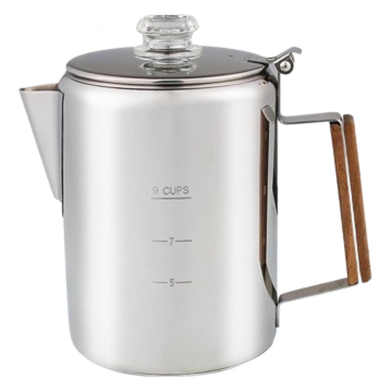 Camp Percolator Coffee - Кофеварка на 9 чашек, 1500 мл,