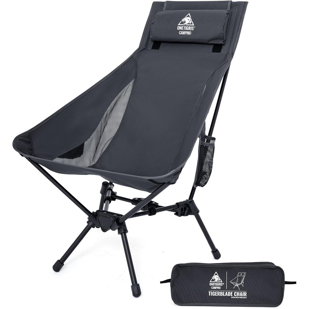 Folding Chair - Кемпинговое кресло Tigerblade с высокой спинкой