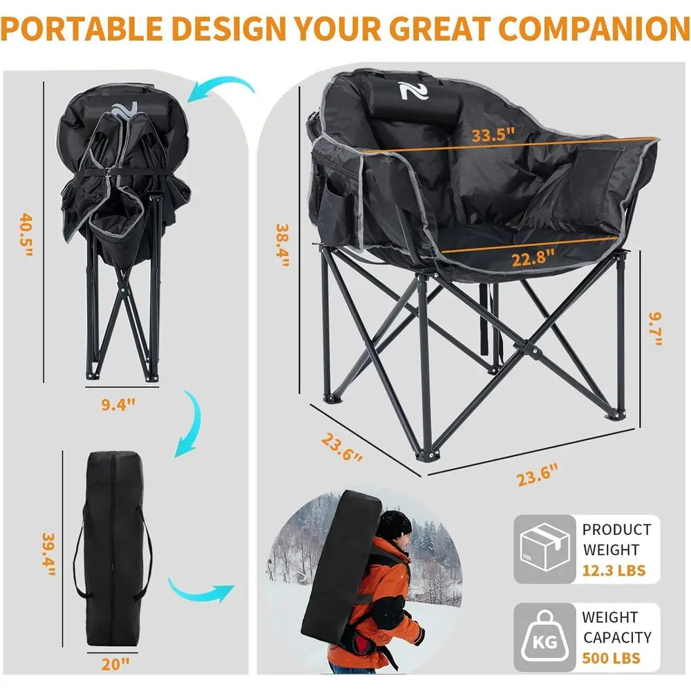 Портативное уличное кресло с п – обзор и цена Outdoor Camping Lounge Chairs