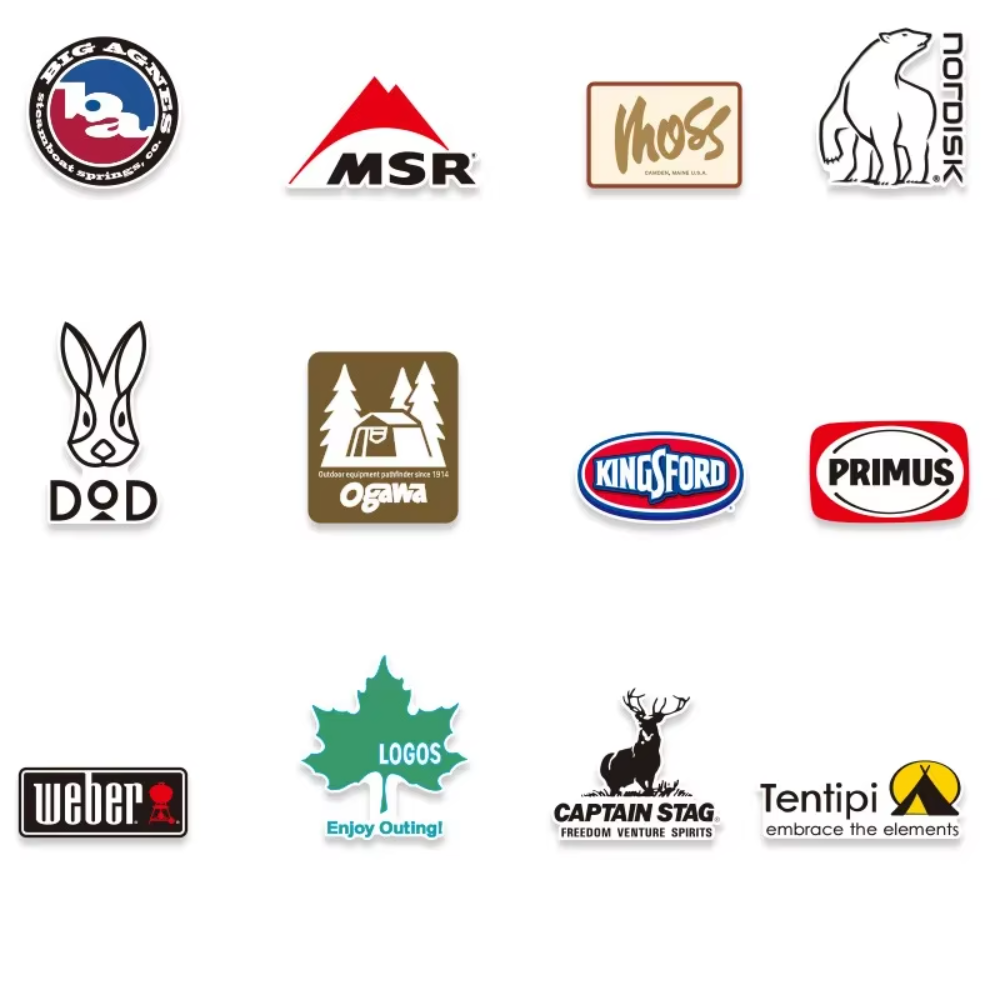 20 шт., уличные наклейки, брен – обзор и цена Outdoor Camping Brands