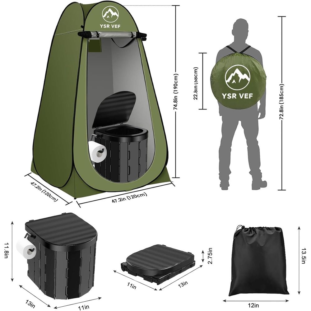 Портативный туалетный набор, п – обзор и цена Outdoor Camping