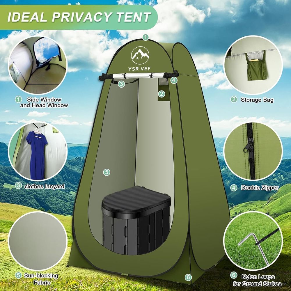 Портативный туалетный набор, п – обзор и цена Outdoor Camping
