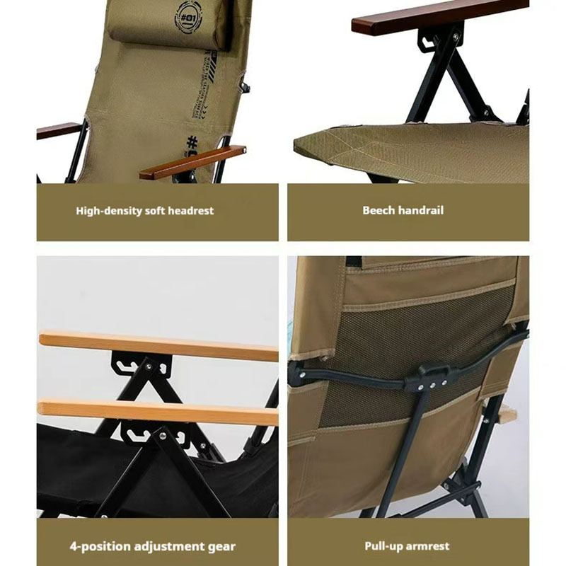 Складное кресло-шезлонг с высо – обзор и цена Outdoor Camping Lounge Chairs