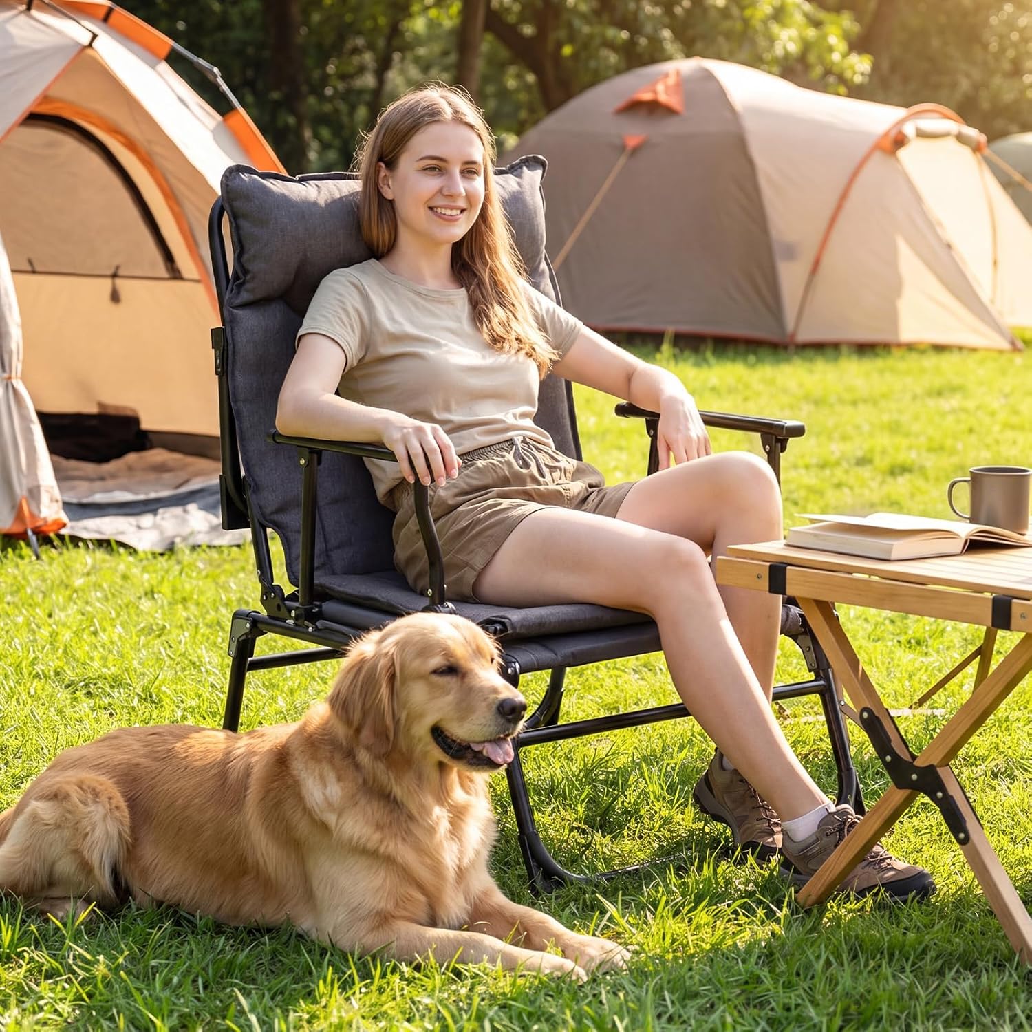 Складной шезлонг для патио, ко – обзор и цена Outdoor Camping Lounge Chairs
