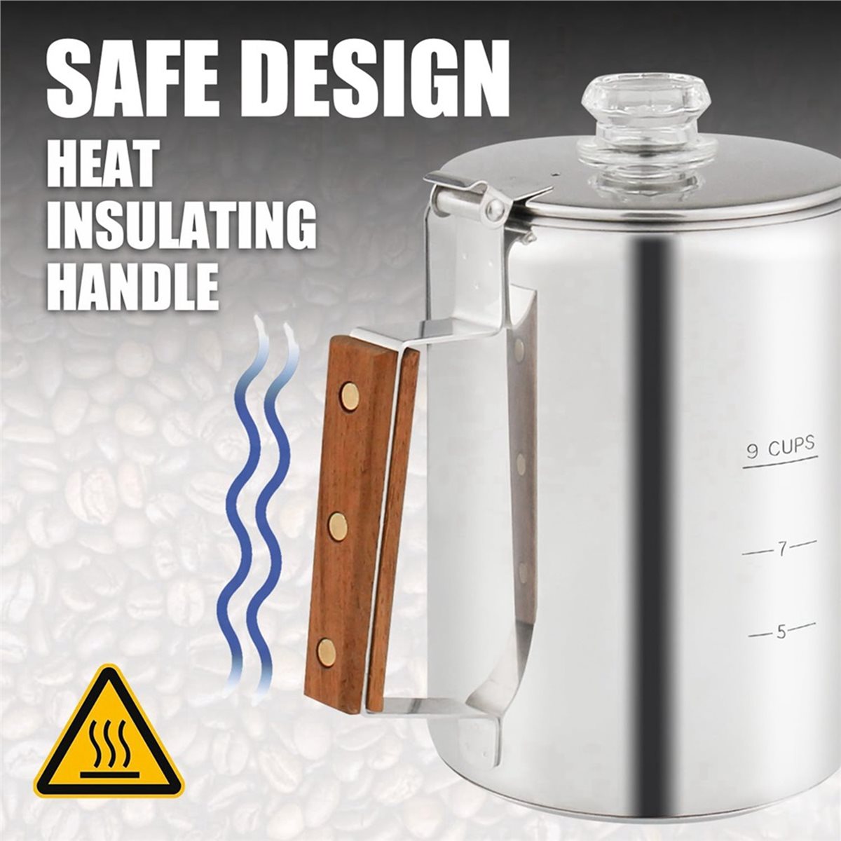 Совместимые кофеварки для плит – обзор и цена Camp Percolator Coffee