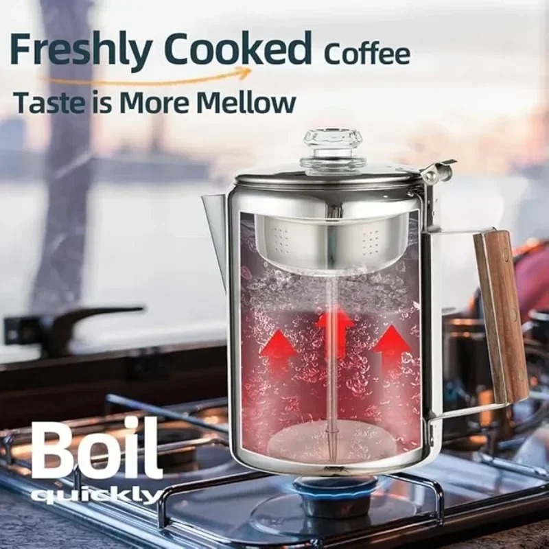 Кофеварка-перколятор из нержав – обзор и цена Camp Percolator Coffee