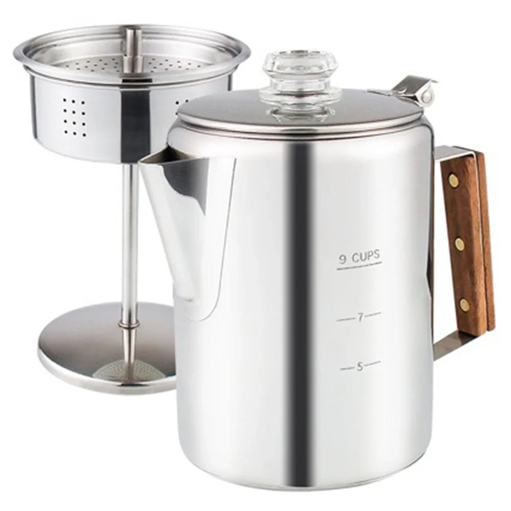 9-чашковая кофеварка, кофеварк – обзор и цена Camp Percolator Coffee