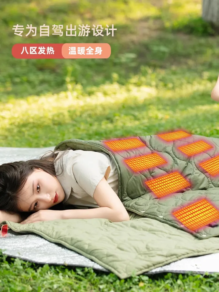 Электрическое одеяло для кемпи – обзор и цена Outdoor Camping Heated Blanket