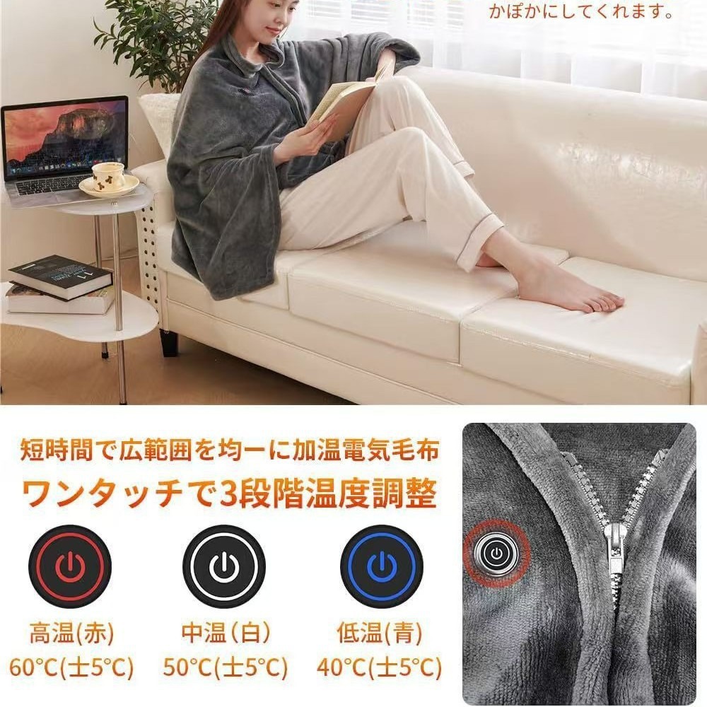 Новинка 2025 года, шаль с USB- – обзор и цена Outdoor Camping Heated Blanket