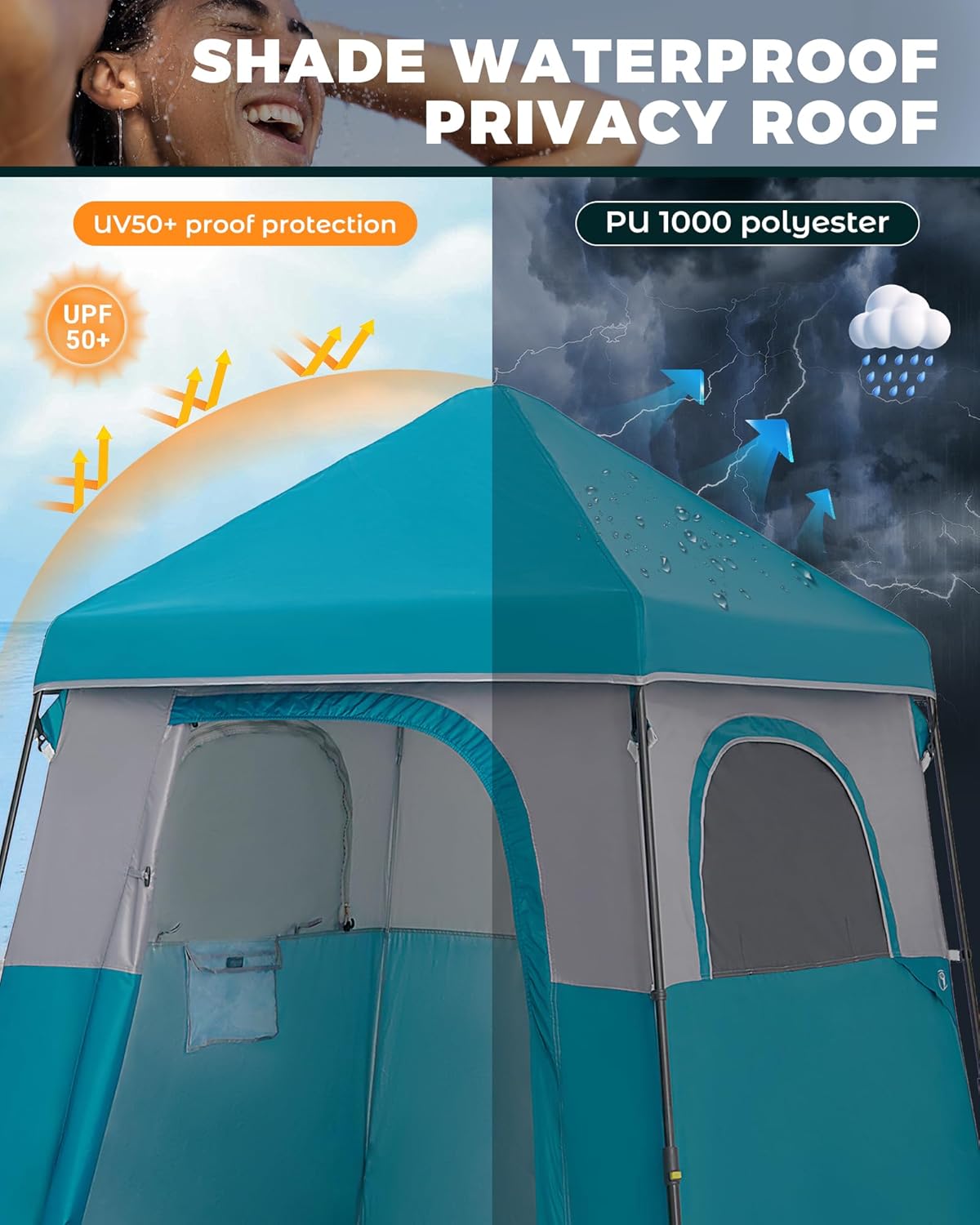 Портативная палатка для душа,  – обзор и цена Outdoor Und Camping