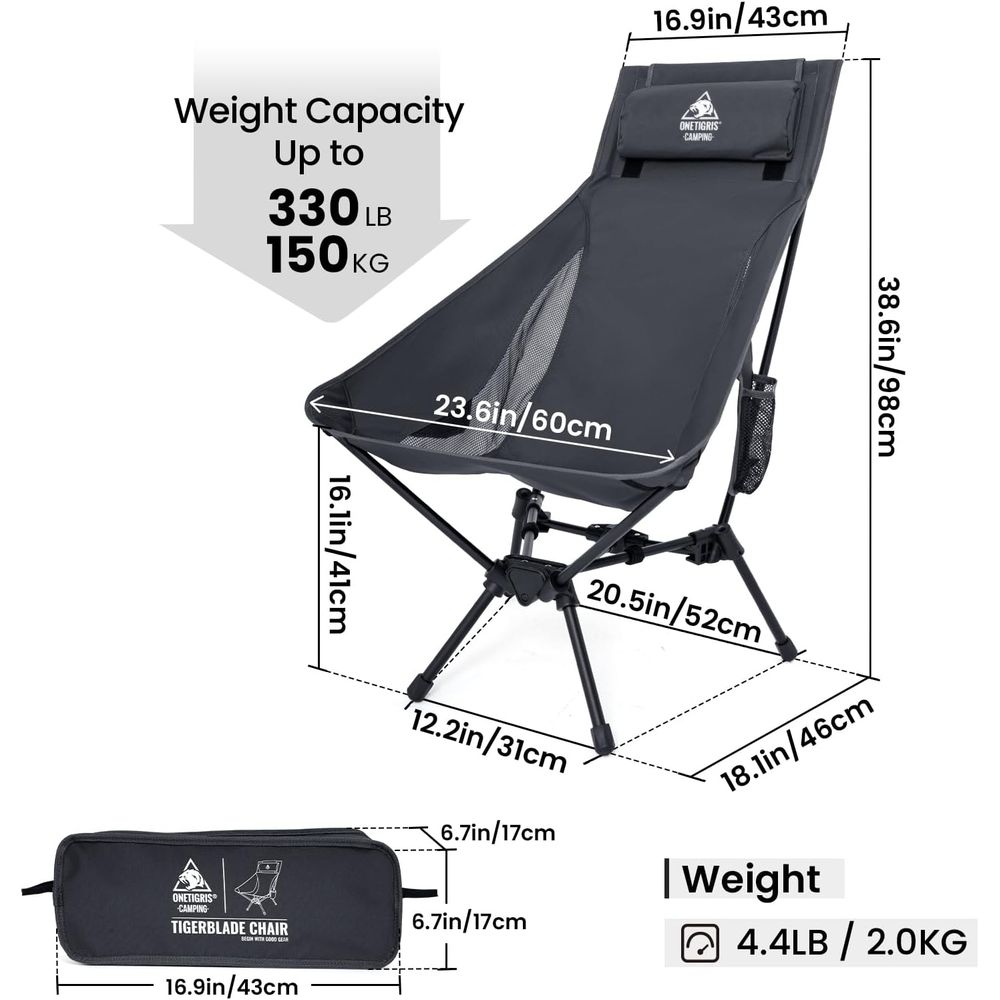 Кемпинговое кресло Tigerblade  – обзор и цена Folding Chair